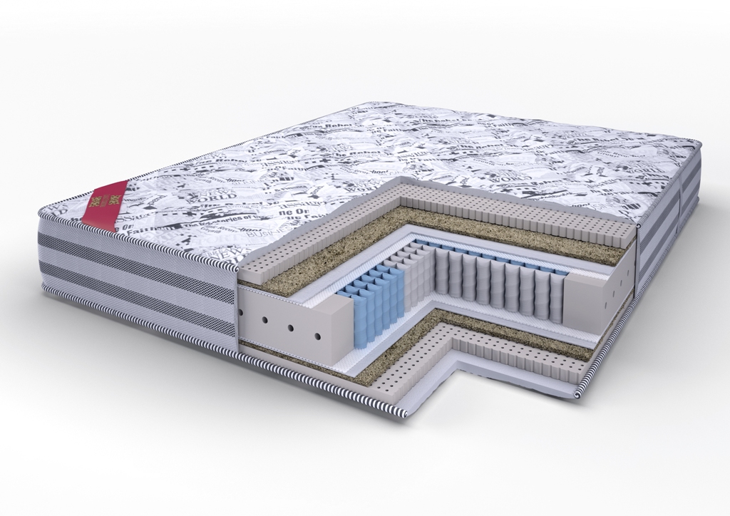 Матрас Lonax Exellent Lux S1000 (500 П/М2) 5 Зон (Anatomic Multizone)